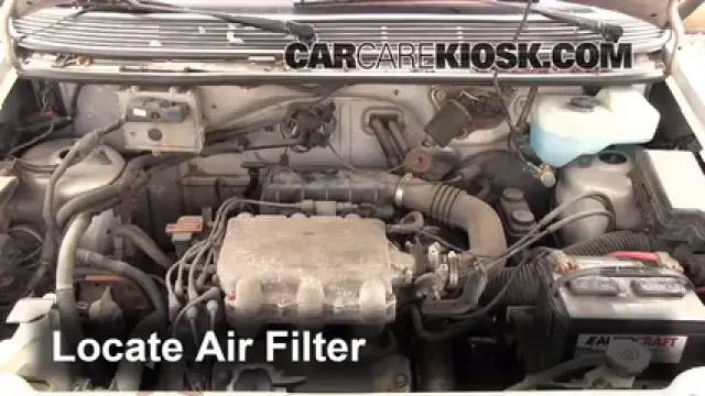1994 Dodge Caravan 3.0L V6 Filtro de aire (motor) Cambio
